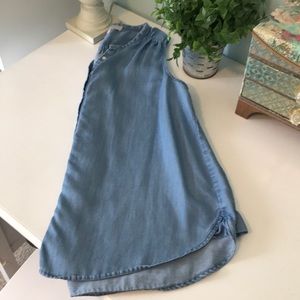 LOFT Chambray Tank S